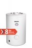 Wymiennik c.w.u. stojący z wężownicą spiralną 1m2 - króćce w górę SWK-120 Termo Top, biały .A.TERMO-TOP.WHITE.PL